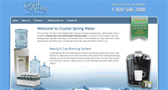 Desktop Screenshot of crystalspring.net